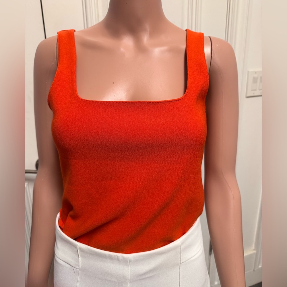 Zara Vibrant Orange Camisole Top